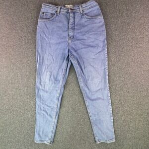 Wranco Jeans Women 28 Stretch Light Blue High Rise Tapered Slim Fit Denim